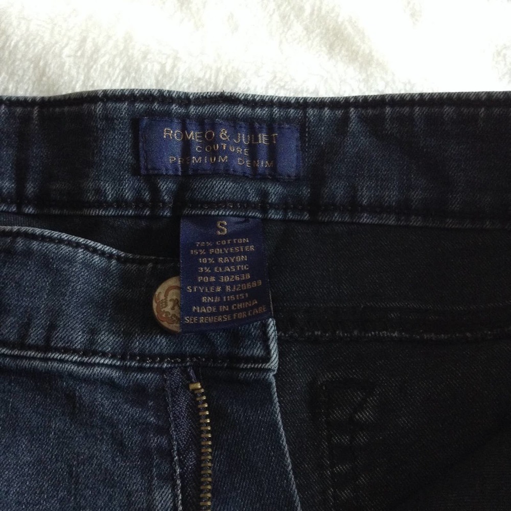 Romeo & Juliet Couture Premium Denim Straight Leg - Picture 2 of 4